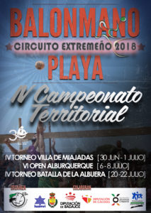 Circuito Extremeño Balonmano Playa 2018