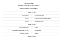 Calendario de Competición Liga Alevín Masculina 21-22