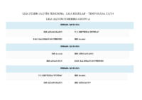 Calendario de Competición LIGA FEXBM ALEVÍN FEMENINA Temporada 23-24